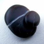 Black striped pebbles. Smoo..